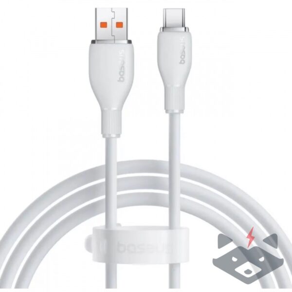 100W Кабел USB - Type-C- BASEUS Pudding , 1,2 м /бял/