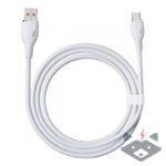 100W Кабел USB - Type-C- BASEUS Pudding , 1,2 м /бял/ - Image 2