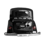 Bluetooth тонколонка Cars WS-1934 10W във форма на автомобил с LED светлини, USB, MicroSD, AUX и FM радио /черна/ - Image 3
