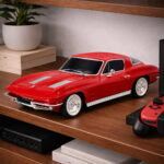 Bluetooth тонколонка Cars WS-1969 10W във форма на автомобил с LED светлини, USB, MicroSD, AUX и FM радио /червена/ - Image 5