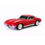 Bluetooth тонколонка Cars WS-1969 10W във форма на автомобил с LED светлини, USB, MicroSD, AUX и FM радио /червена/