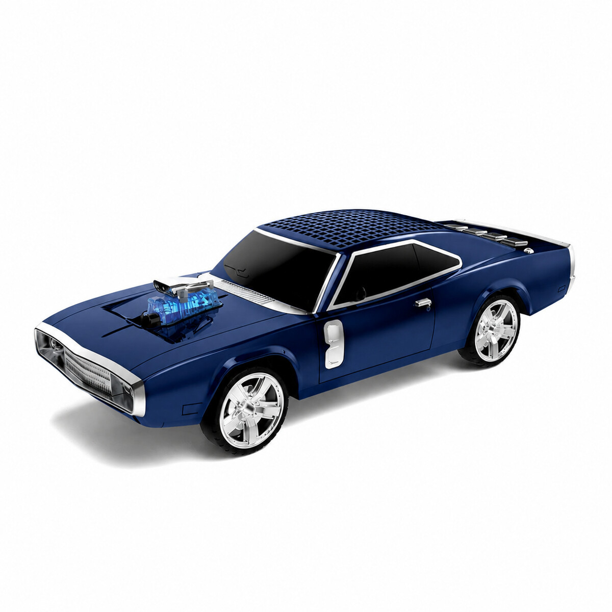 vensfon-bluetooth-tonkolonka-ws-1968-10w-blue Bluetooth тонколонка Cars WS-1968 10W спортен автомобил с LED светлини, USB, MicroSD и AUX /тъмно синя/ - Image 1