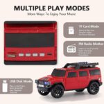 Bluetooth тонколонка Cars WS-696 8W във форма на автомобил с LED светлини, USB, MicroSD и FM радио - Image 9