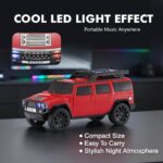 Bluetooth тонколонка Cars WS-696 8W във форма на автомобил с LED светлини, USB, MicroSD и FM радио - Image 7