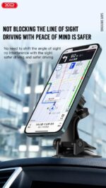 XO Стойка за телефон за кола Dashboard Magneic C69, магнитна с вендуза /черна/ - Image 7