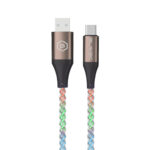 USB-A към USB-C кабел Blavec ,60W, QC 3.0, 1m (CNE-UC3L1), светещ