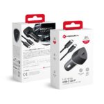 12-24V Зарядно за кола Forcell F-Energy Carbon USB C, QC3.0 PD, 3A, 20W + кабел USB C към USB C CC50-1C  /черно/ - Image 9