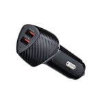 12-24V Зарядно за кола Forcell F-Energy Carbon 2 x USB A, QC3.0, 3A, 36W, CC50-2A /черно/