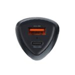 12-24V Зарядно за кола Forcell F-Energy Carbon USB C + USB A QC3.0 PD, 3A, 38W, CC50-1A1C /черно/ - Image 2
