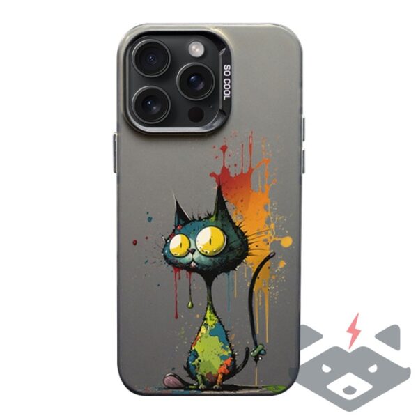 iPhone 15 Pro калъф LUXO So CooL /котка с големи очи/