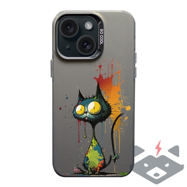 iPhone 13 калъф LUXO So CooL /котка с големи очи/