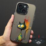 iPhone 13 калъф LUXO So CooL /котка с големи очи/ - Image 2