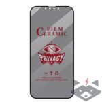 Apple iPhone 14 - 3D керамичен PRIVACY протектор - Image 2