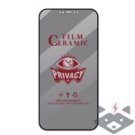 Apple iPhone Xr - 3D керамичен PRIVACY протектор - Image 2