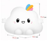 Нощна лампа Nimbo Cloud, PAT, colorful, USB, timer /бяла/ - Image 2