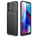 Motorola Moto E20 калъф Business CARBON /черен/