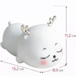 Нощна лампа SUPERFIRE Deer Tuanzi Silicone Pat, Kids, USB - Image 2