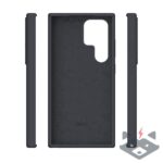 Samsung S25 Ultra Силиконов калъф Etteri /черен/ - Image 6