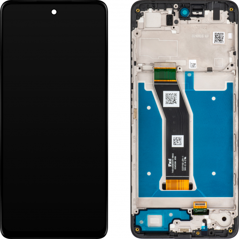 vensfon-g04 Motorola G04 LCD Дисплей с рамка (Service Pack) - Image 1