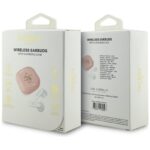 Безжични слушалки TWS Guess 4G Metal Logo /розови/ - Image 6