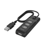 USB хъб HAMA-200118, 4 порта /черен/