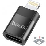HOCO адаптер от Type C (женски) към Lightning 8-пинов UA17 /черен/