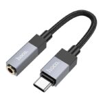 Адаптер AUX USB C към Jack 3,5 мм Hoco UPA32C /черен/