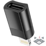 HOCO адаптер от Type C (женски) към Lightning 8-пинов UA17 /черен/ - Image 4