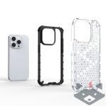 iPhone 15 Pro Max калъф Honeycomb (черен) - Image 5