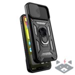 Honor 200 Lite 5G калъф ARMOR CamSlide Удароустойчив /черен/ - Image 3