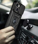 Honor 200 Lite 5G калъф ARMOR CamSlide Удароустойчив /черен/ - Image 4