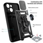 Honor 200 Lite 5G калъф ARMOR CamSlide Удароустойчив /черен/ - Image 9