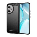 Honor 400 5G Силиконов гръб Plai CARBON /черен/