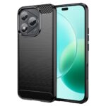 Honor 400 lite 5G Силиконов гръб Plai CARBON /черен/