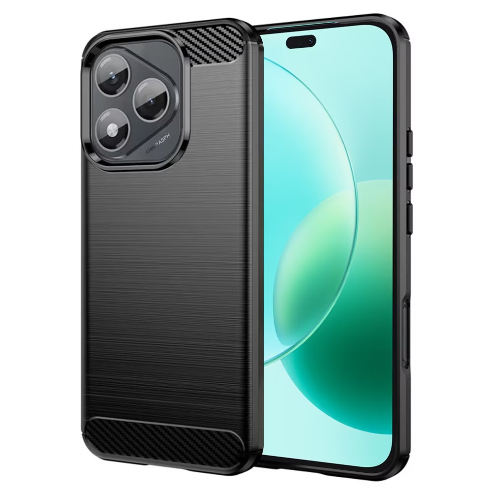 vensfon-honor400.5 Honor 400 lite 5G Силиконов гръб Plai CARBON /черен/ - Image 1