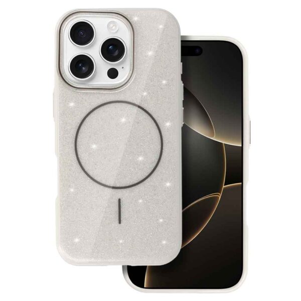 iPhone 14 Pro Калъф Magsafe Slim Shiny /сребрист/