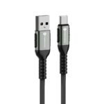 Кабел USB A към USB C Forcell F-Energy QC4.0 3A 66W Cafule 1,2m C256 /черен/