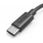 HAMA Кабел USB-C - USB А, 0,5 м, 480Мbit/ 3А /черен/ - Image 2