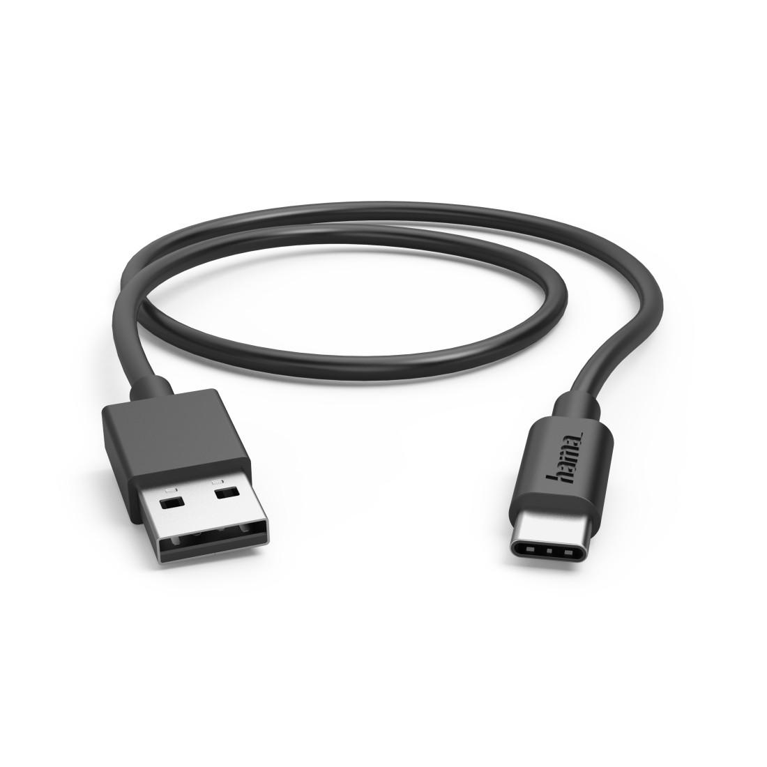 vensfon-kabel-hama HAMA Кабел USB-C - USB А, 0,5 м, 480Мbit/ 3А /черен/ - Image 1
