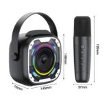 Blavec Преносима Bluetooth караоке тонколона WS-08 Karaoke Idol – 8W с 2 микрофона (WS08-2MW) - Image 14