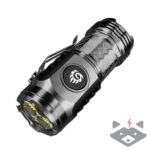 Супер мощно фенерче L-S60, водоустойчиво /черно/