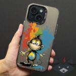 iPhone 15 калъф LUXO So CooL /маймуна с цветно мастило/ - Image 2
