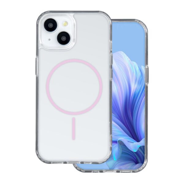 Apple iPhone 17 Калъф Anti shock thin magsafe /розов пръстен/