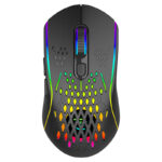 Безжична геймърска мишка Proove Buzz, RGB, 800DPI - 4800DPI, Черна WMBU00022401