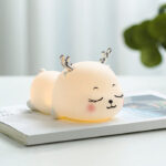 Нощна лампа SUPERFIRE Deer Tuanzi Silicone Pat, Kids, USB - Image 3