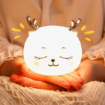 Нощна лампа SUPERFIRE Deer Tuanzi Silicone Pat, Kids, USB - Image 4
