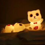 Нощна лампа Nimbo Silicone Cat, PAT, colorful, USB /бяла/ - Image 2