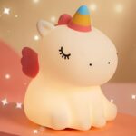 Нощна лампа Nimbo Silicone Fluffy unicorn, PAT, 3-whites, USB /бяла/ - Image 7