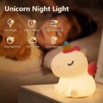 Нощна лампа Nimbo Silicone Fluffy unicorn, PAT, 3-whites, USB /бяла/ - Image 4