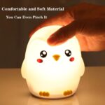 Нощна лампа Nimbo Silicone Penguin, PAT, 3-whites, USB /бяла/ - Image 3